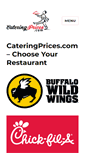 Mobile Screenshot of cateringprices.com